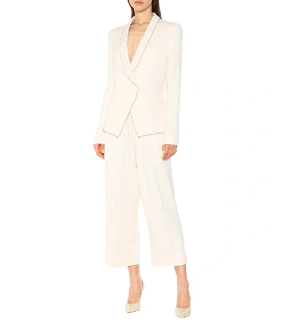 Shop Haider Ackermann Twill Blazer In White