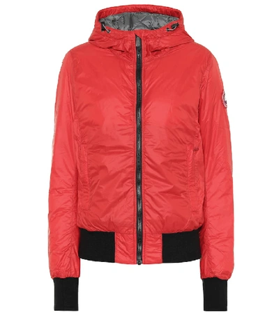 Shop Canada Goose Dore Hooded Down Jacket In Red