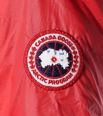 Shop Canada Goose Dore Hooded Down Jacket In Red