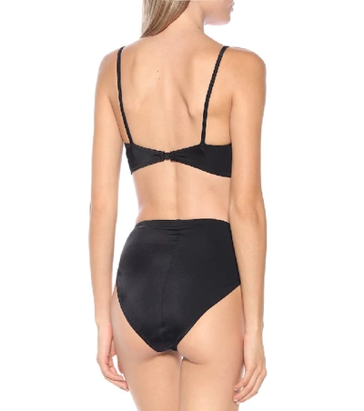 Shop Norma Kamali Underwire Bikini Bottoms In Black