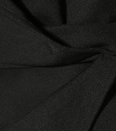Shop Jacquemus La Veste Saad Wool Wrap Jacket In Black