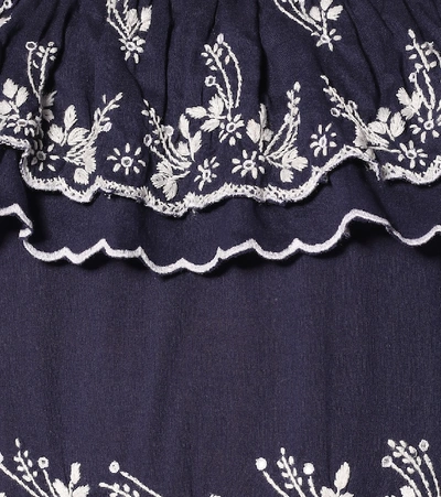 MYTHERESA独家发售 - 刺绣棉质中长连衣裙