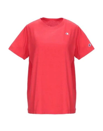 Shop Champion T-shirts In Red