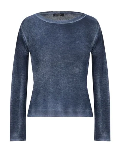 Shop Aragona Cashmere Blend In Dark Blue