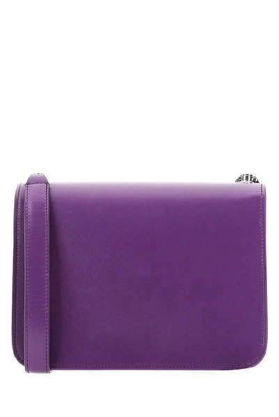 Shop Saint Laurent Carre Shoulder Bag In Purple