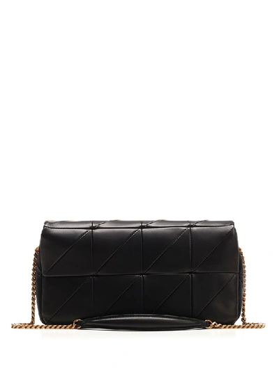 Shop Saint Laurent Jamie Quilted Shoulder Bag In Black