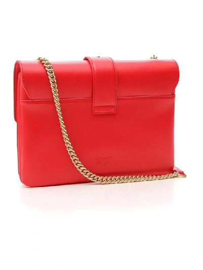 Shop Pinko Simply Shoulder Bag In Red