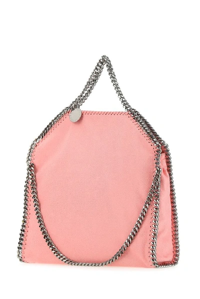 Shop Stella Mccartney Chain Falabella Tote Bag In Pink