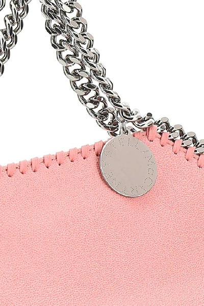 Shop Stella Mccartney Chain Falabella Tote Bag In Pink