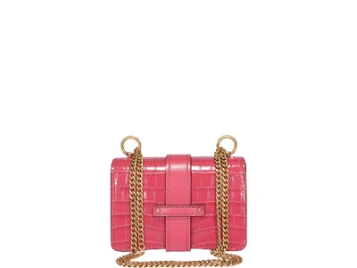 Shop Chloé Aby Mini Shoulder Bag In Pink