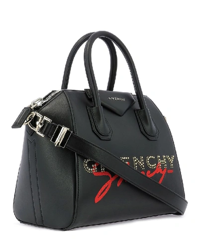 Shop Givenchy Antigona Small Tote Bag In Black