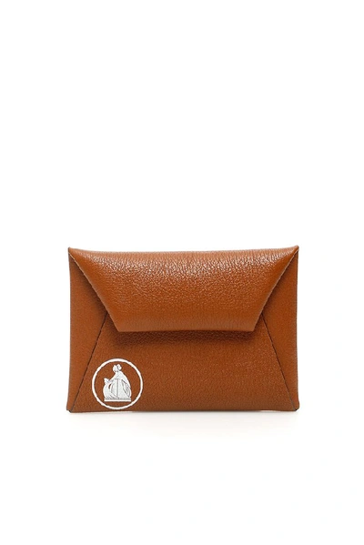 Shop Lanvin Envelope Clutch In Brown