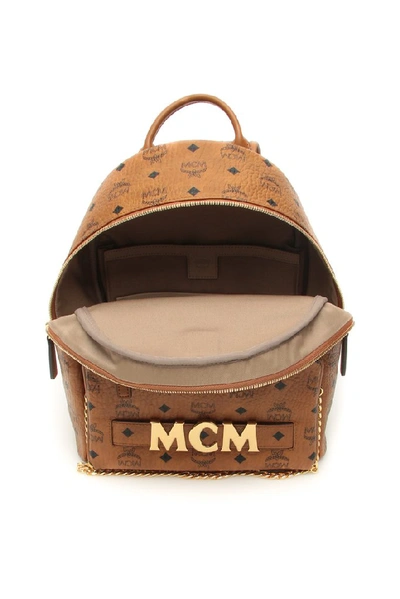 Shop Mcm Zaino Trilogie Stark Backpack In Brown