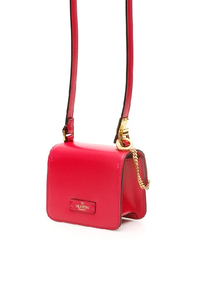 Shop Valentino Vsling Mini Shoulder Bag In Red