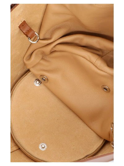 Shop Jil Sander Sombrero Small Tote Bag In Brown