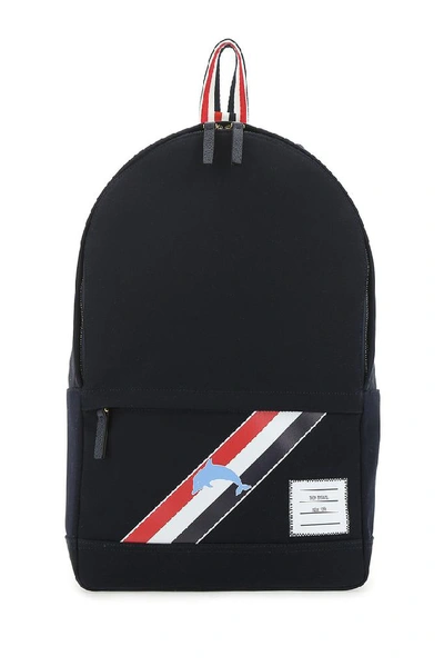 Shop Thom Browne Thom Brown Dolphin Striped Backpack In Multi