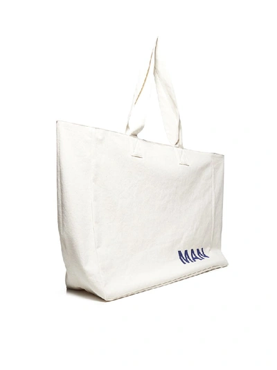 Shop Junya Watanabe Comme Des Garçons Man Tote Bag In White