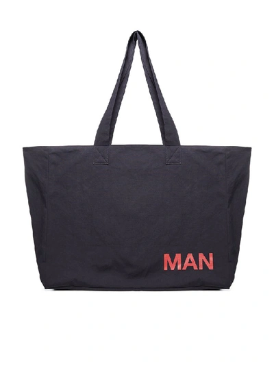 Shop Junya Watanabe Comme Des Garçons Man Tote Bag In Blue