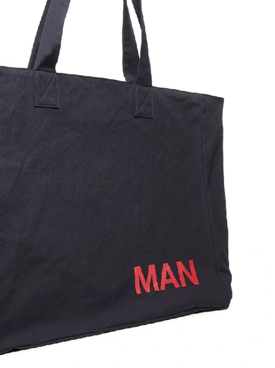 Shop Junya Watanabe Comme Des Garçons Man Tote Bag In Blue