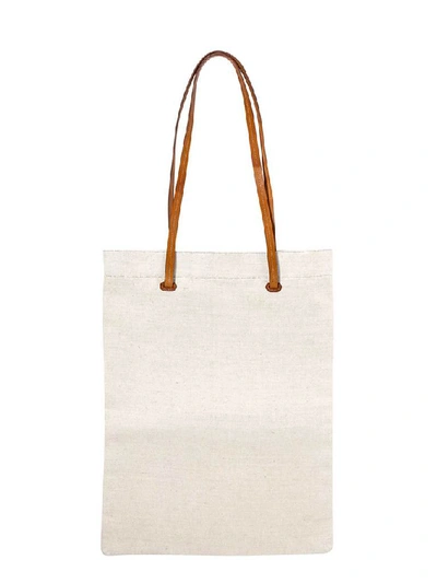 Shop Jil Sander Shopper Tote Bag In Brown