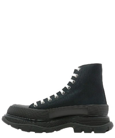 Shop Alexander Mcqueen High Top Sneakers In Black