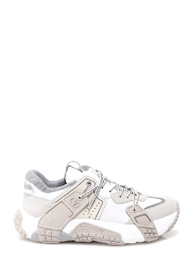 Shop Valentino Vltn Wod Sneakers In White
