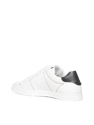 Shop Fendi Logo Lace Up Sneakers In White