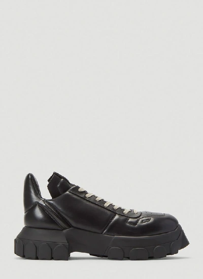 Rick Owens Black Tecuatl Tractor Sneakers FW20