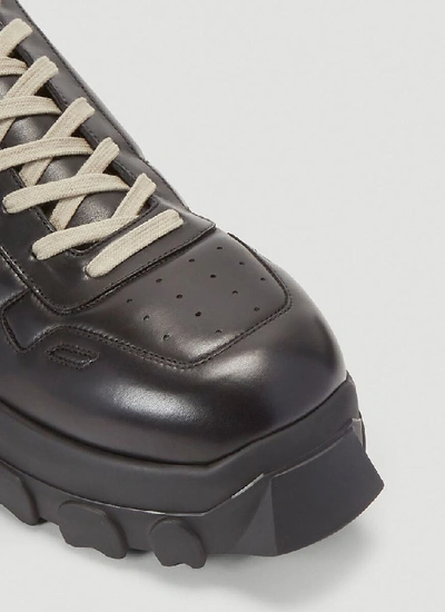 Shop Rick Owens Maximal Tractor Sneakers In Black