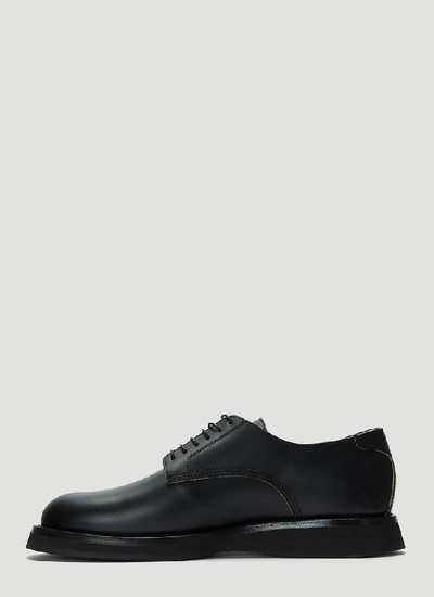 Shop Jil Sander Derby Lace In Black