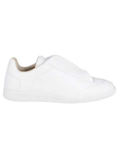 Shop Maison Margiela Concealed Lace Sneakers In White