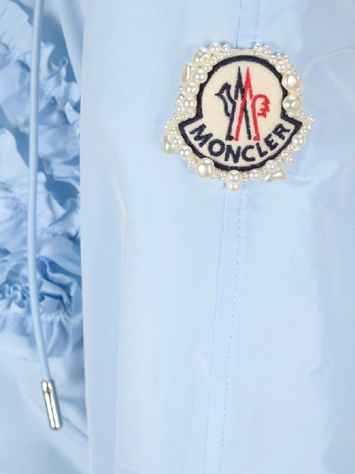 Shop Moncler Genius Moncler X Simone Rocha Nervilia Jacket In Blue