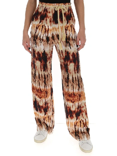 Shop Nanushka Nanuska Printed Pants In Multi