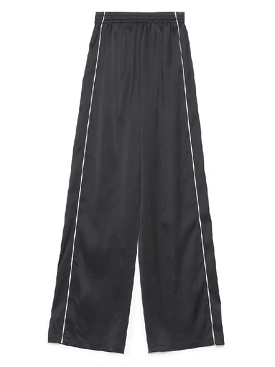 Shop Balenciaga Elasticated Waistband Sweatpants In Black