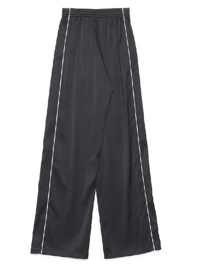 Shop Balenciaga Elasticated Waistband Sweatpants In Black