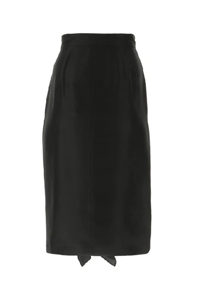 Shop Max Mara Edolo Skirt In Black