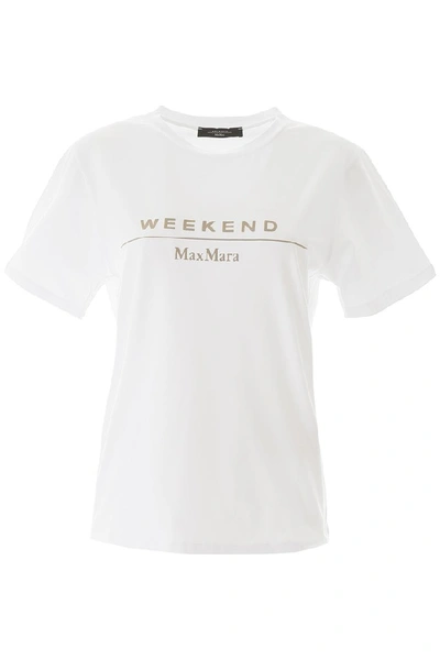 Shop Weekend Max Mara Logo T In White