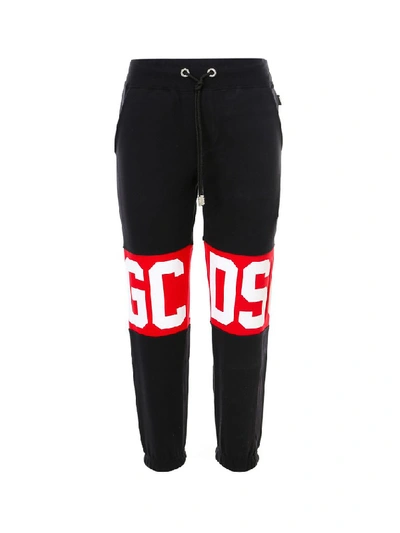 Shop Gcds Logo Sweatpants In Black