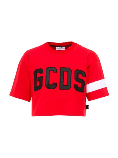 Shop Gcds Cropped T In Red