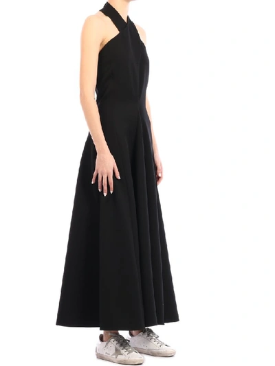 Shop Jil Sander Melinda Halterneck Maxi Dress In Black