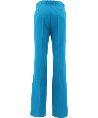 Shop Balenciaga Tailored Trousers In Blue