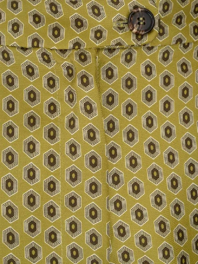 Shop Max Mara 's  Printed Shorts In Yellow