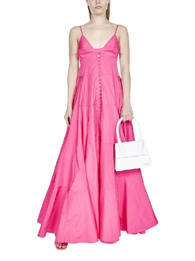 Shop Jacquemus La Robe Manosque Dress In Pink