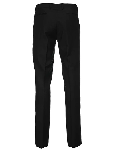 Shop Dior Homme Tailored Trousers In Black