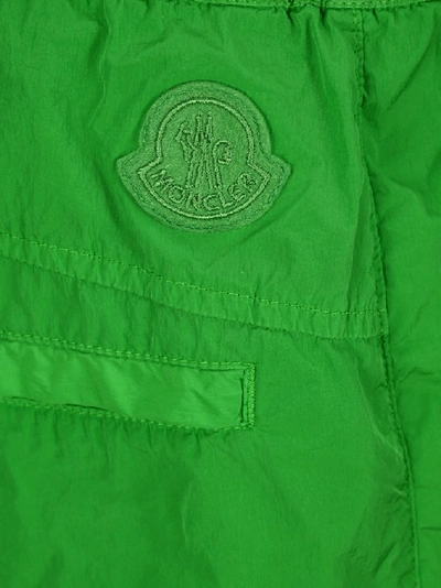 Shop Moncler Genius Moncler 1952 Pocketed Logo Patch Shorts In Green