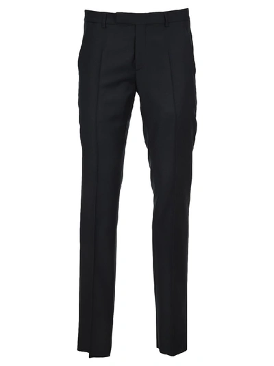 Shop Dior Homme Tailored Trousers In Navy