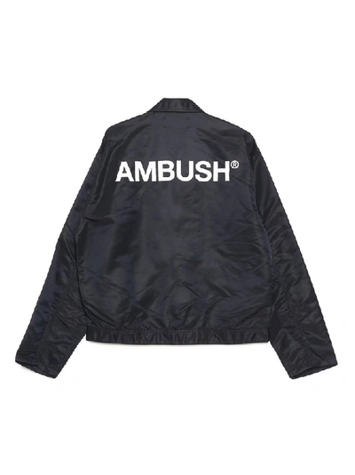 Shop Ambush Logo Jacket In Black