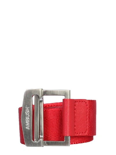 Shop Ambush Buckle Belt In Red