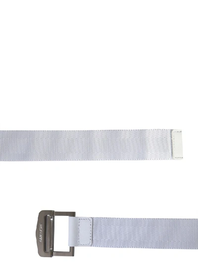 Shop Ambush Logo Buckle Belt In White