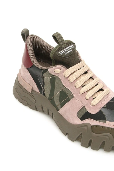 Shop Valentino Rockrunner Plus Sneakers In Multi